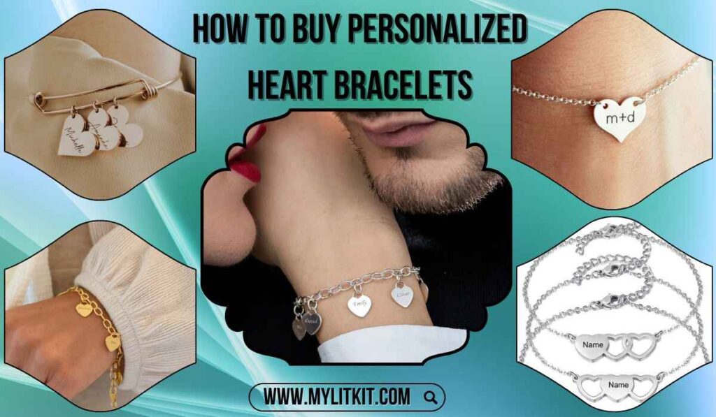 Shop Personalized Heart Bracelets